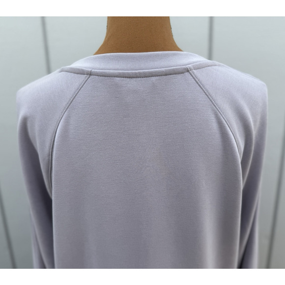 NWT Athleta Seasoft Robe Pullover V-Neck Purple Long Sleeve Dress Pockets Size L - Picture 8 of 16